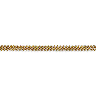 14k Gold Diamond Cuban Chain 3.62 Ctw 7mm